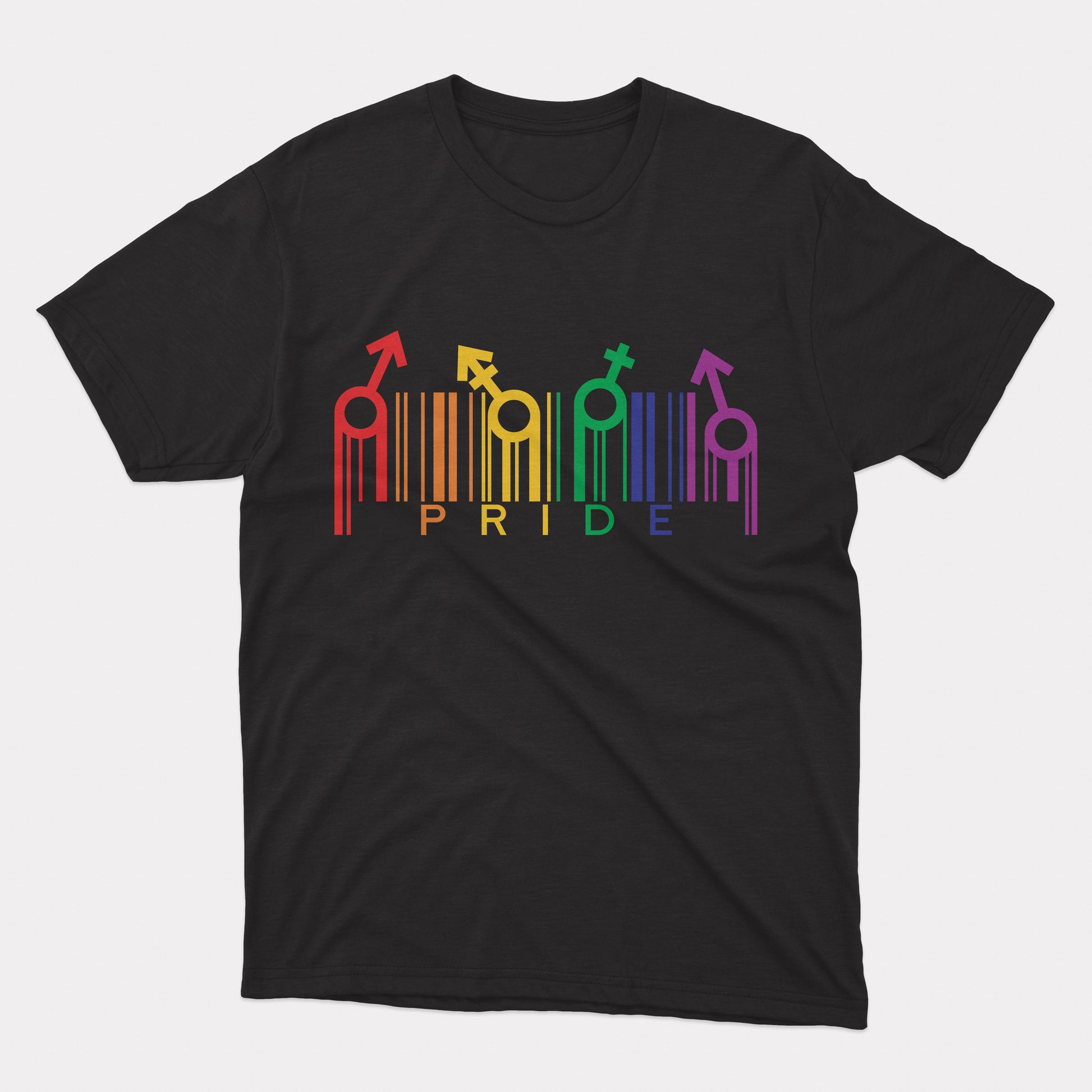 LGBT Pride Day Barcode T shirt Bdk3