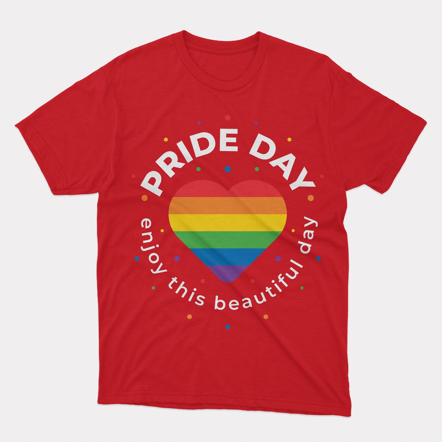 Pride Day enjoy this beautiful day LGBT T shirt Bdk3