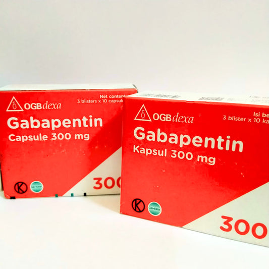 Gabapentin 300 Mg 1 Box 30 Capsules For Additional Therapy In Partial Seizures