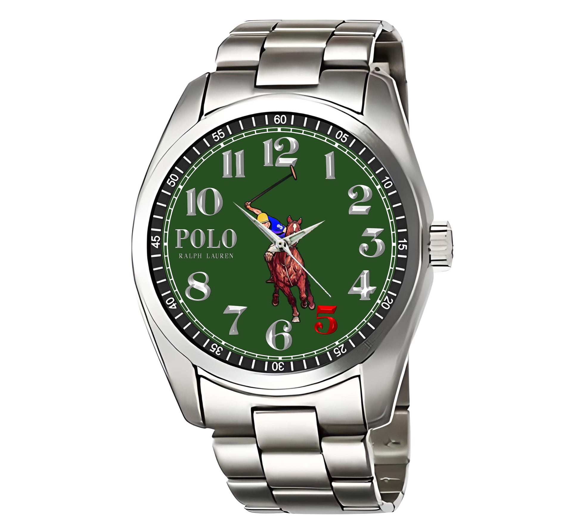 Polo Military By Ralph Lauren Sport Metal Watch NM 15