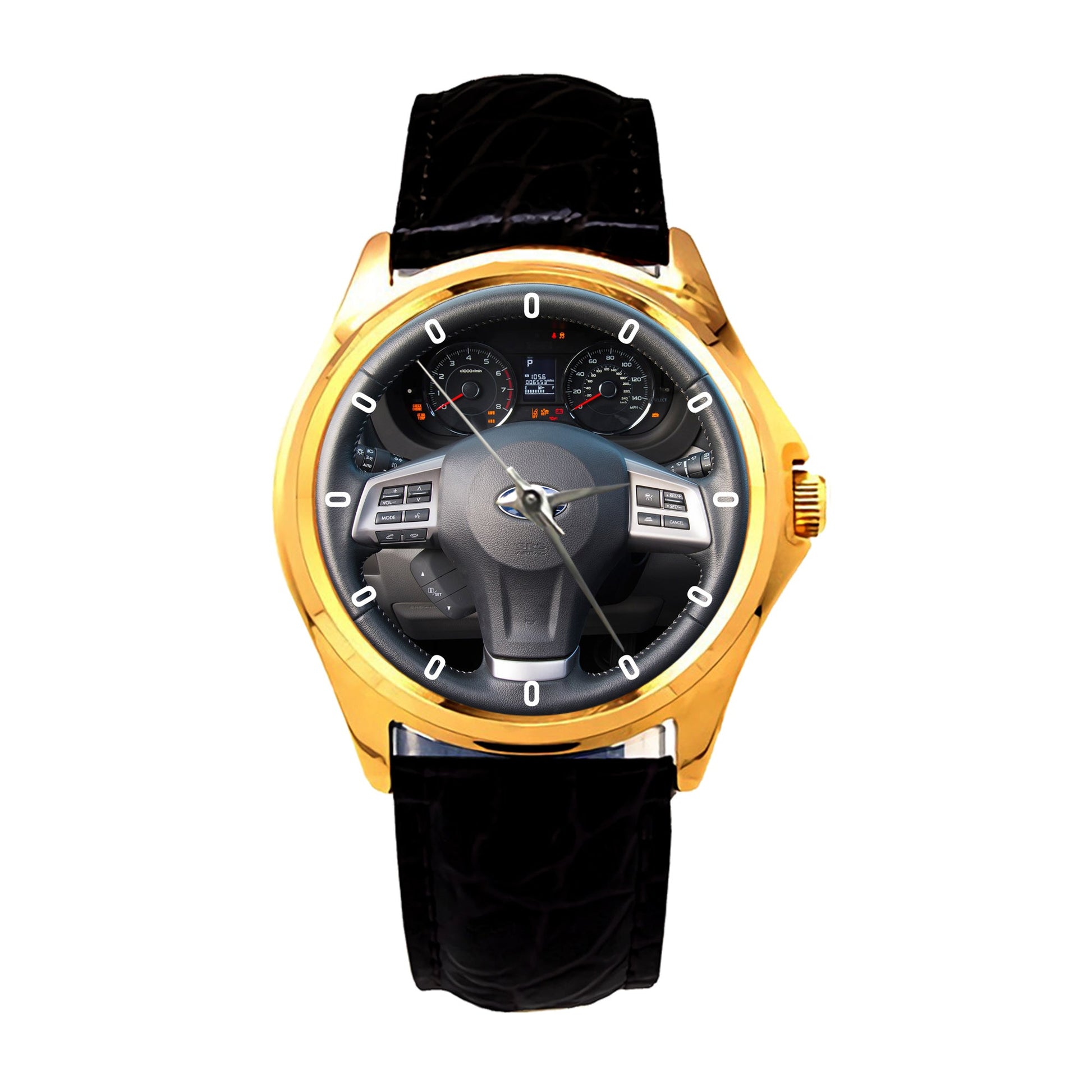 Subaru Forester Steering Wheels Sport Metal Watch WE118