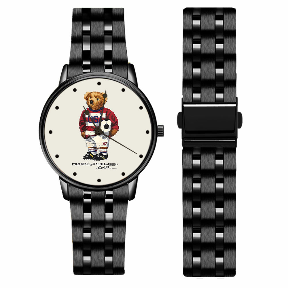 Polo Bear Ralph Lauren Football Sport Metal Watches FND57