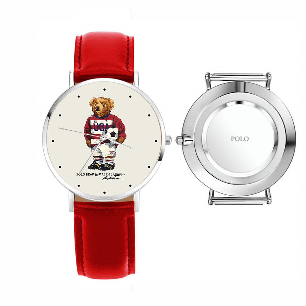 Polo Bear Ralph Lauren Football Sport Metal Watches FND57