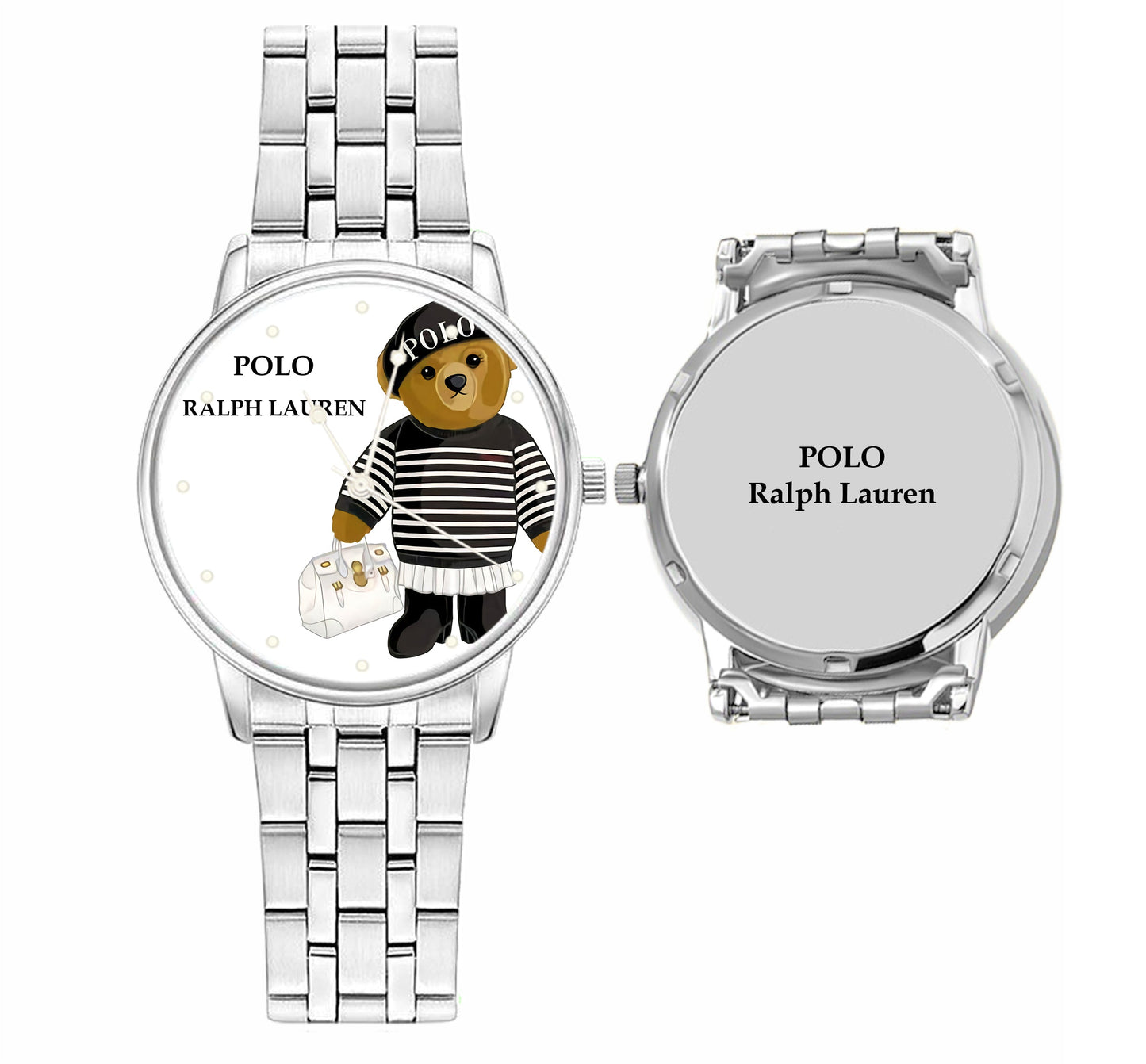 POLO Ralph Luren Bear Cute Sport Metal Watch ARY77