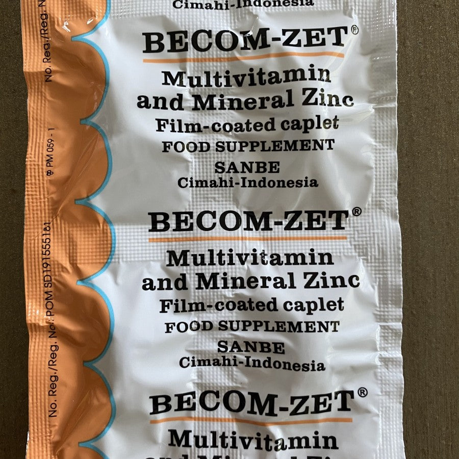 Becom Zet Multivitamin And Zinc Per Strips