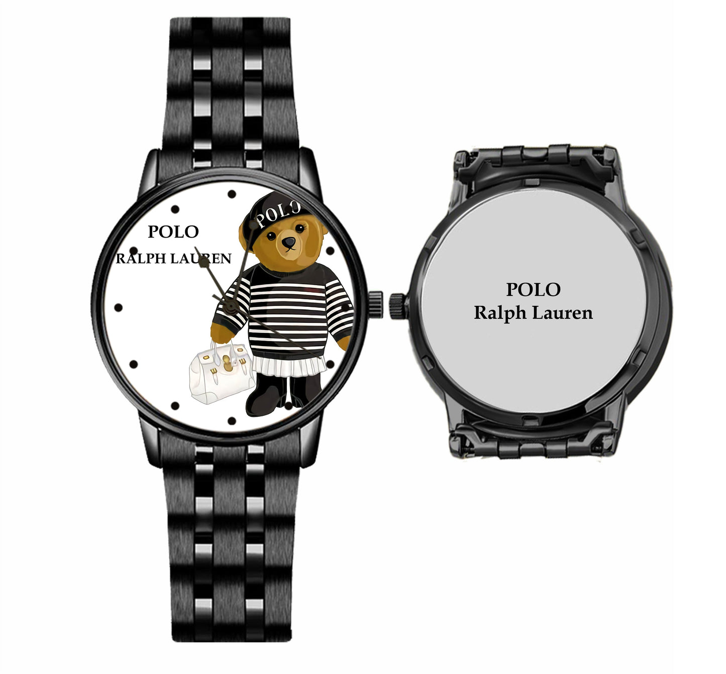 POLO Ralph Luren Bear Cute Sport Metal Watch ARY77