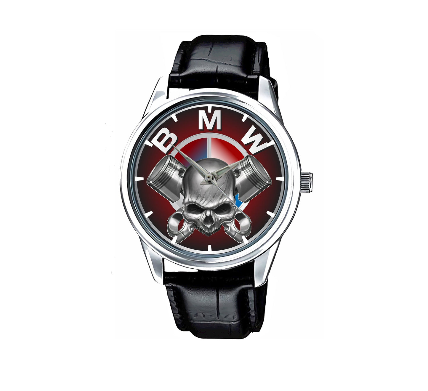 Design bmw logo power skull Sport Metal Watch Nm 24.4