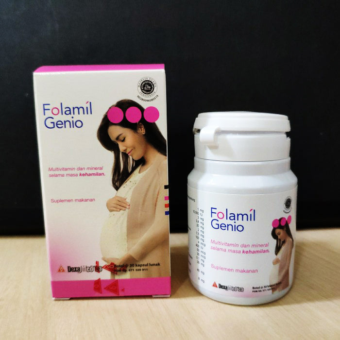 Folic Acid Folamil Genio Capsules Nutrition For The Brain Of Pregnant Women