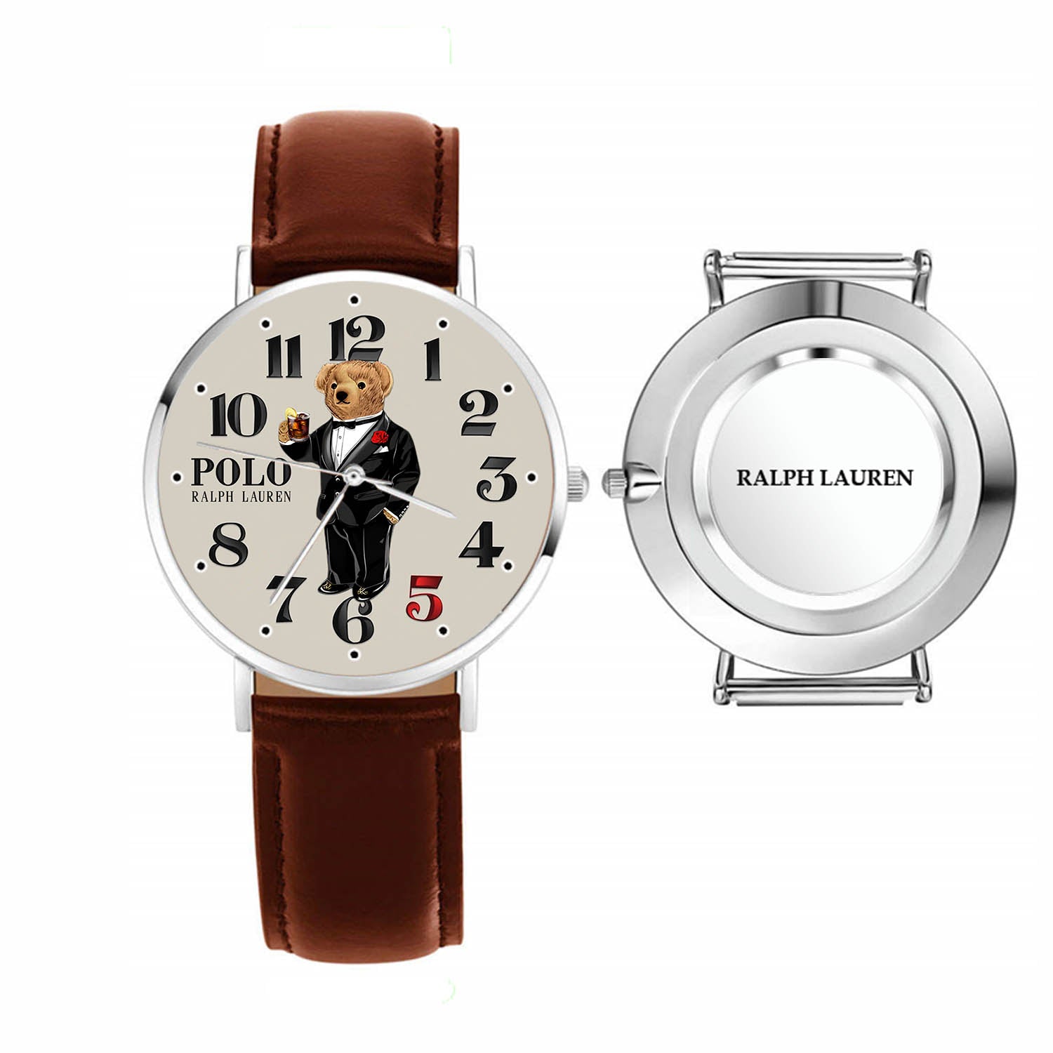 Ralph Lauren ‘Negroni Bear’ Polo Bear Watch KP19PL