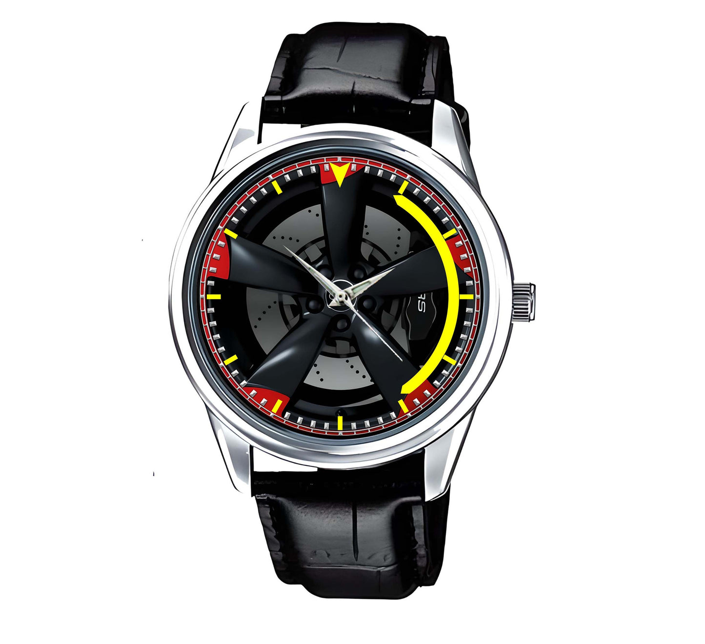 Audi RS3 Black Optics Wheels Sport Metal Watch Nm23.6