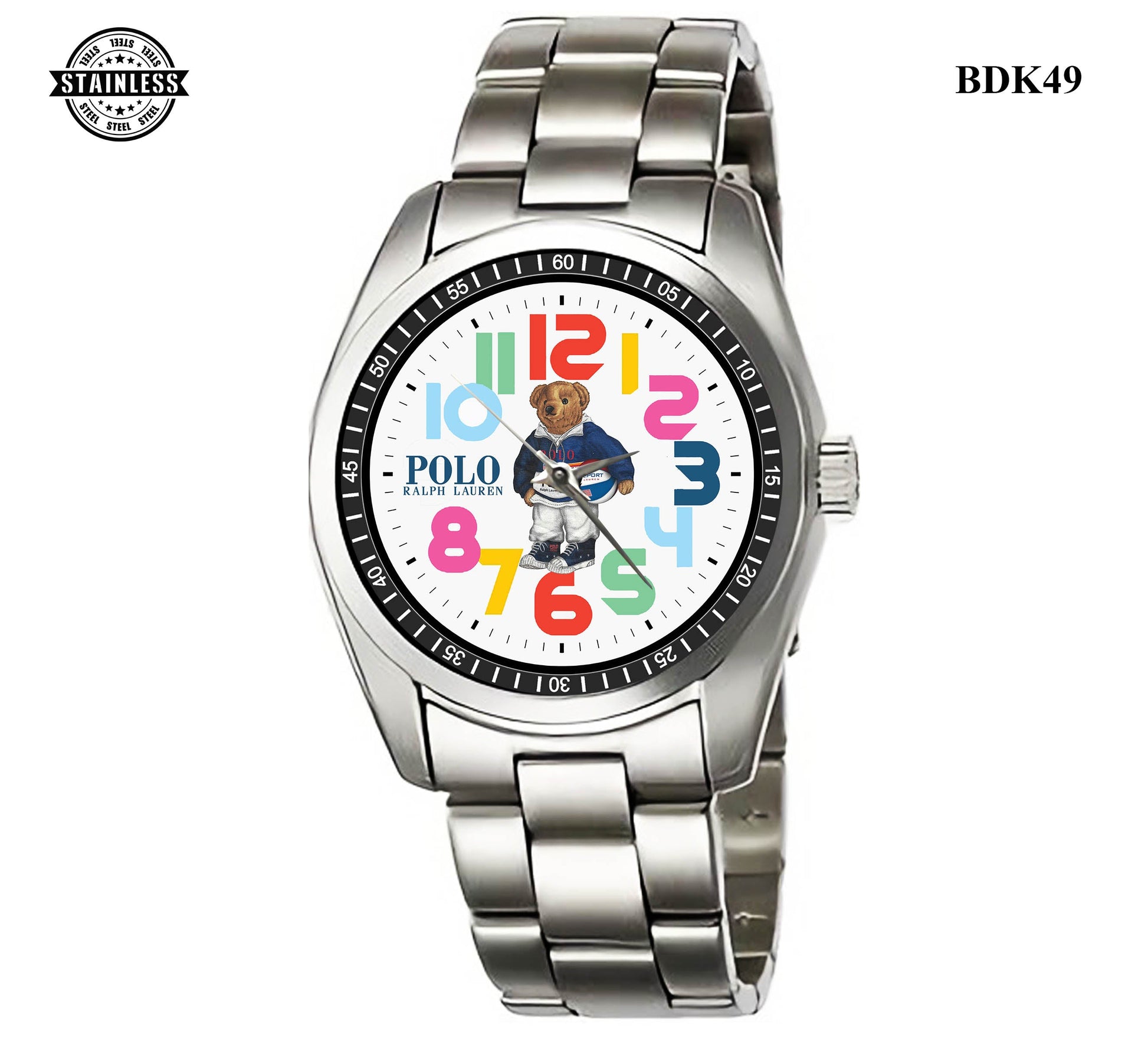 Polo Ralph Lauren Bear Sport Metal Watch Bdk49-7