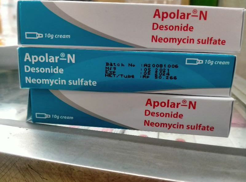 Apolar-n Cr 10g Topical Medication For Dermatitis Infection, Itching