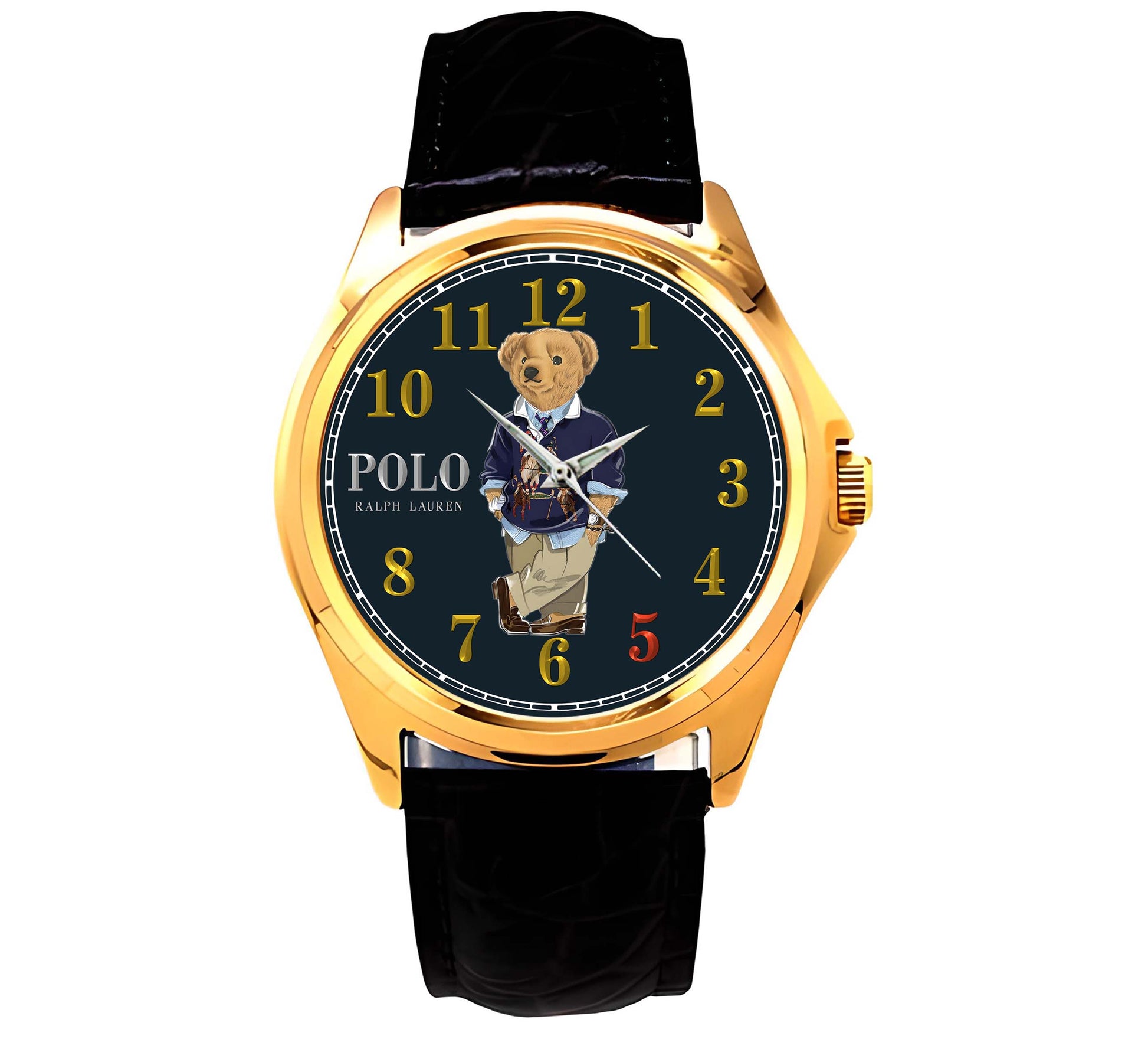 POLO Bear Military By Ralph Lauren Sport Metal Watch NM 11.7