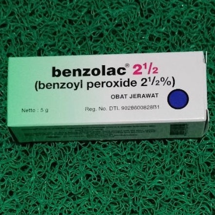 Medicine For Acne Vulgaris Benzolac 2.5% Gel 5g