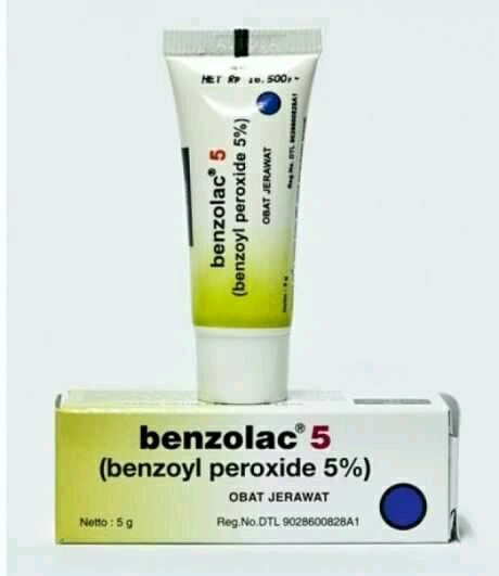 Acne Medication Benzolac 5% Gel 5g Kills Acne-Causing Bacteria