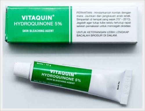Hydroquinone 5% Cream Vitaquin 15g Skin Bleaching Agent, For Hyperpigmentation/Freckles/Dark Spot