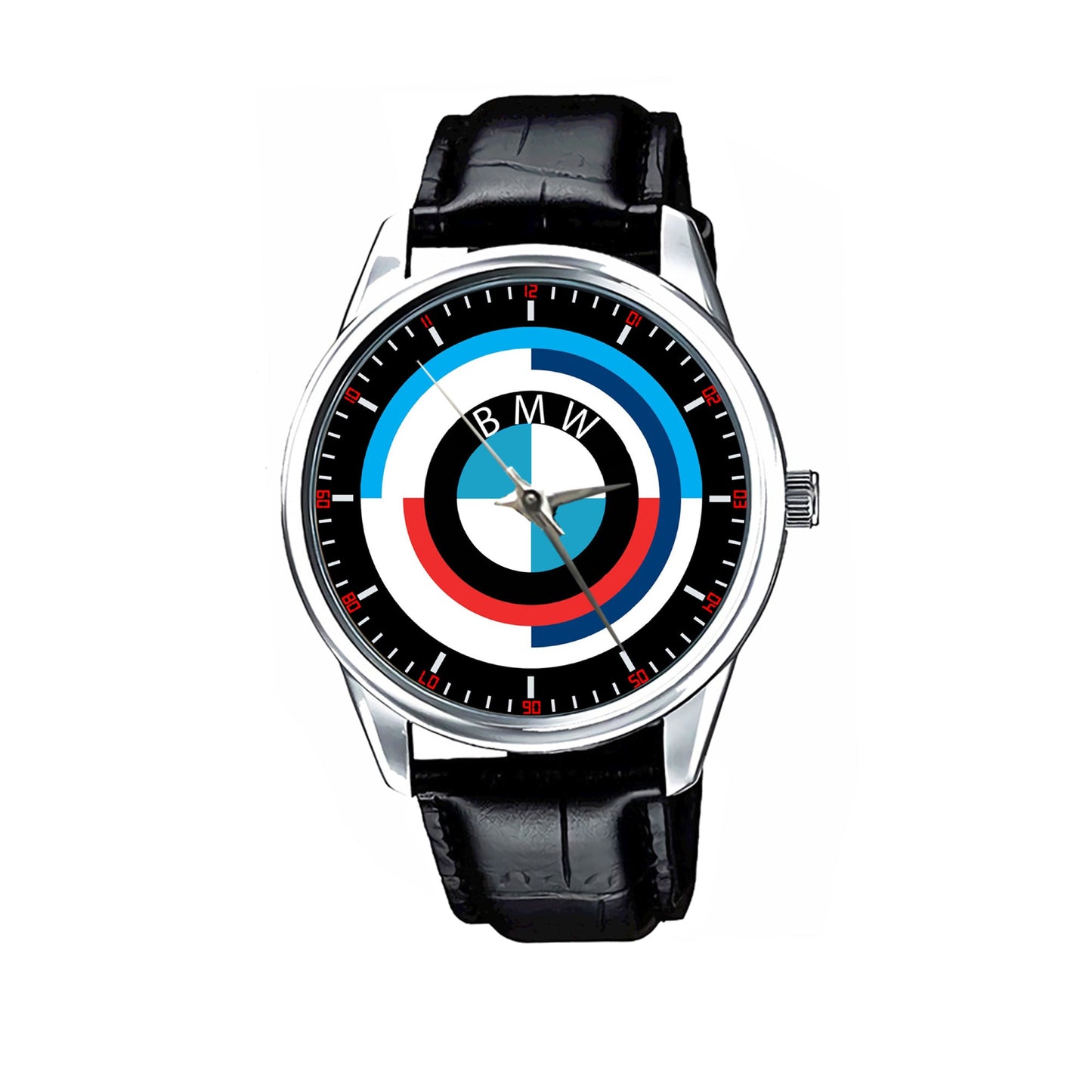 BMW Motorsport Logo Sport Metal Watch WE098