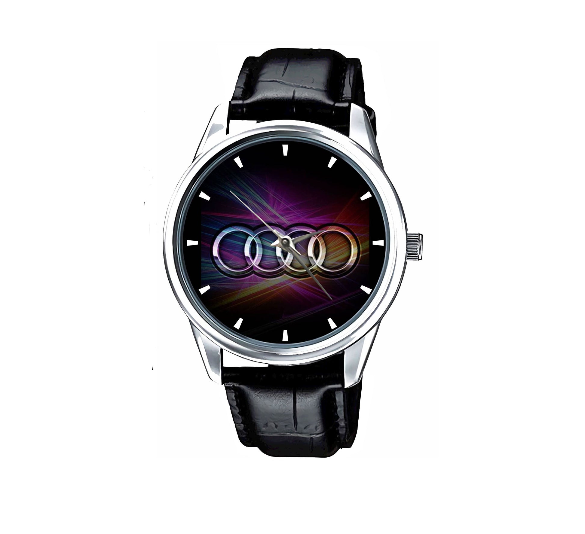 Audi Logo Full Color Sport Metal Watch FND59