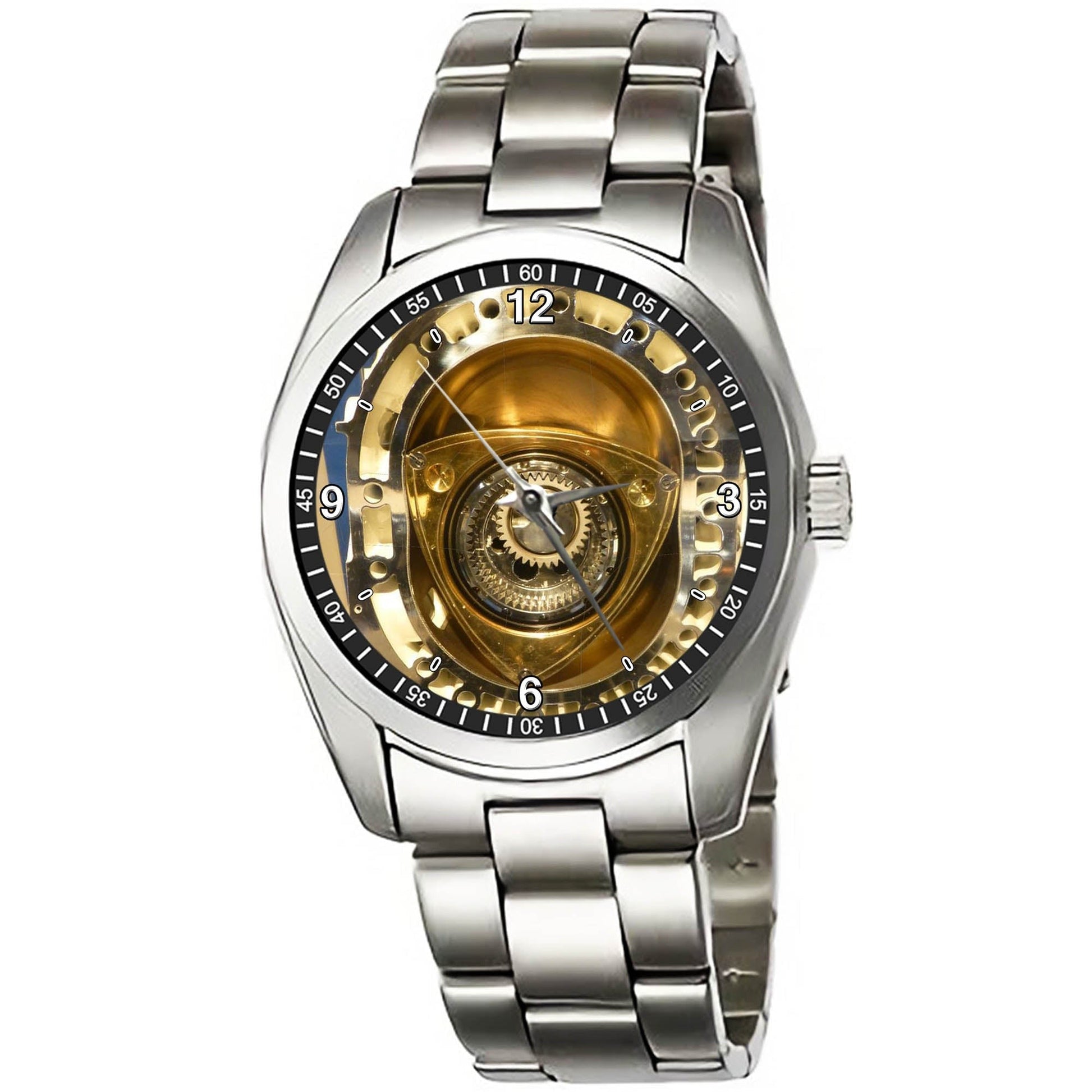 Mazda RX8 Rotary Engine Gold Plated Watches KP119