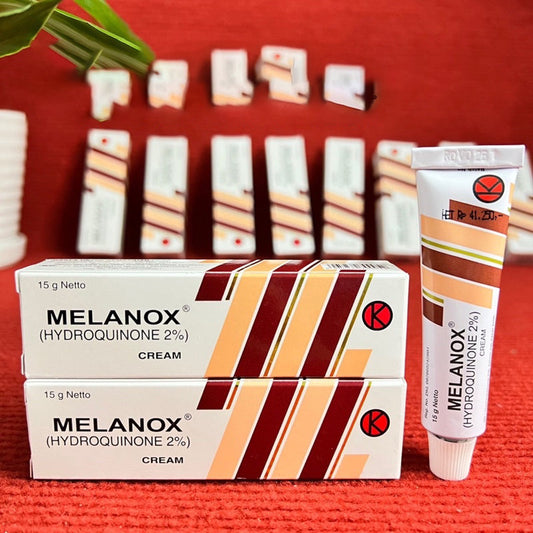 Hydroquinone Cream 2% Melanox 15g To Treat Skin Hyperpigmentation