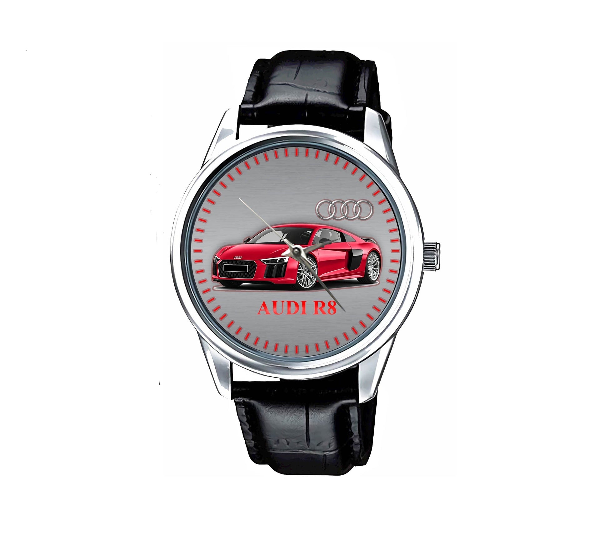 Audi R8 Car Logo Sport Metal Watches FD30
