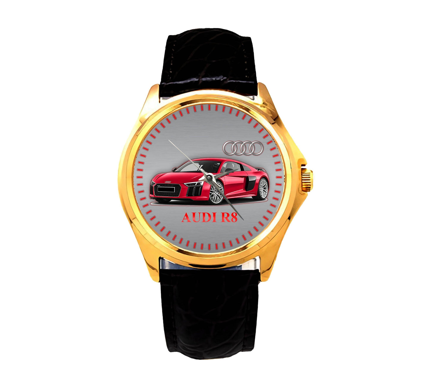 Audi R8 Car Logo Sport Metal Watches FD30