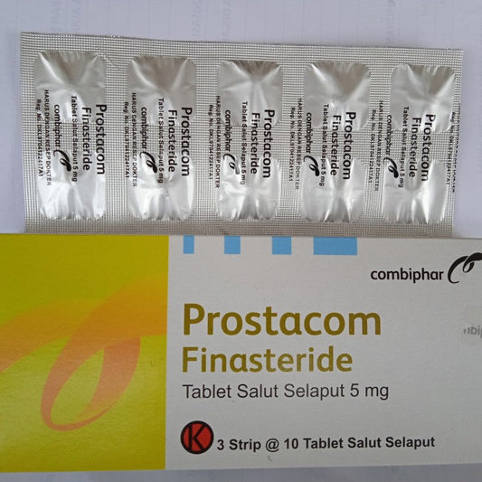 Finasteride 5mg Prostacom 1 Box 30 Tablet Treating Benign Prostatic Hypertrophy
