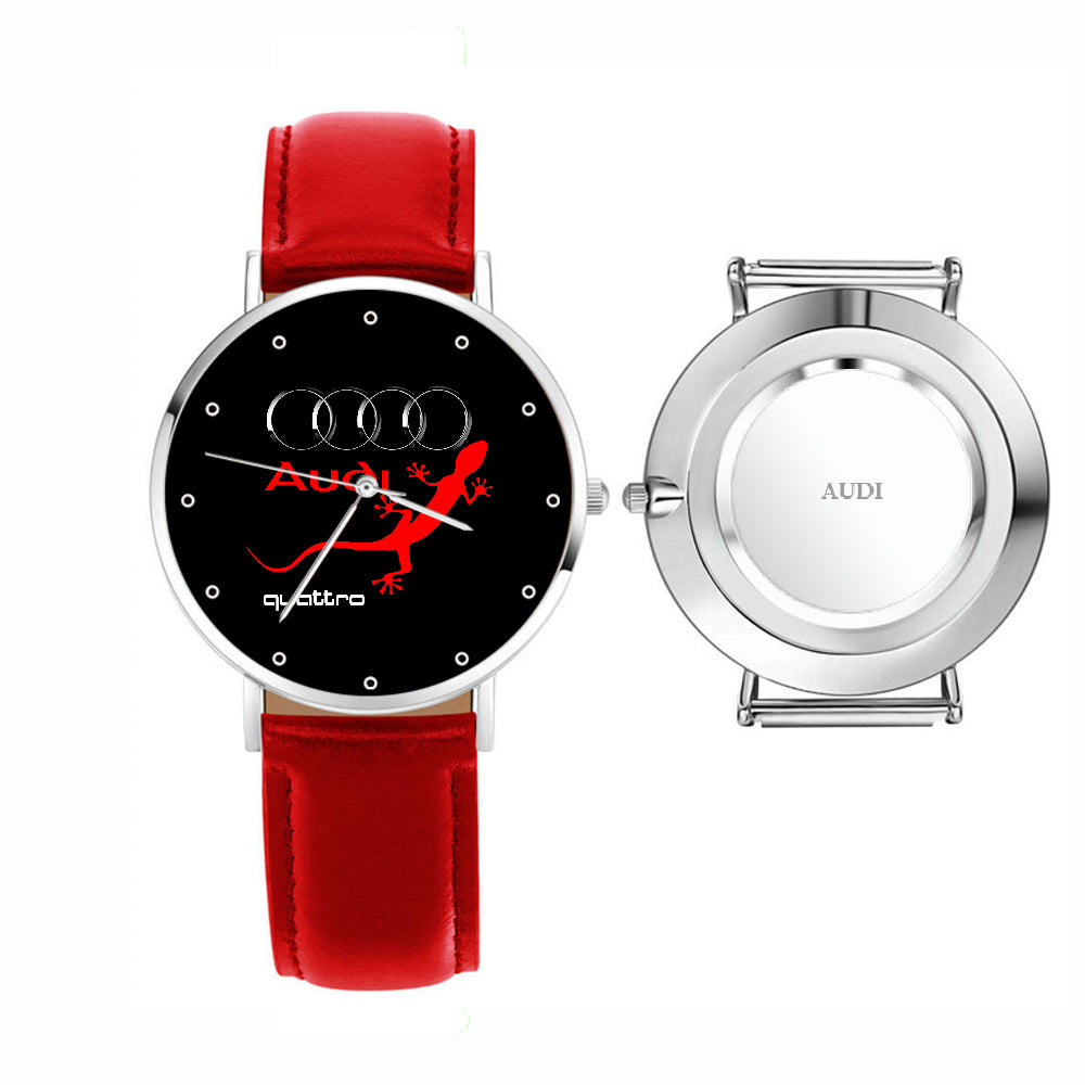 Audi Quattro Logo Sport Metal Watch WE054