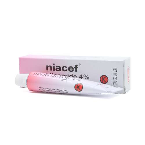 Nicotinamide 4% Niacef Gel 15g To Treat Acne Vulgaris