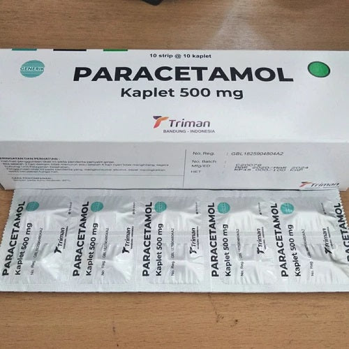 Paracetamol Tablet 500mg 1 Box Fever Lowering All Variations
