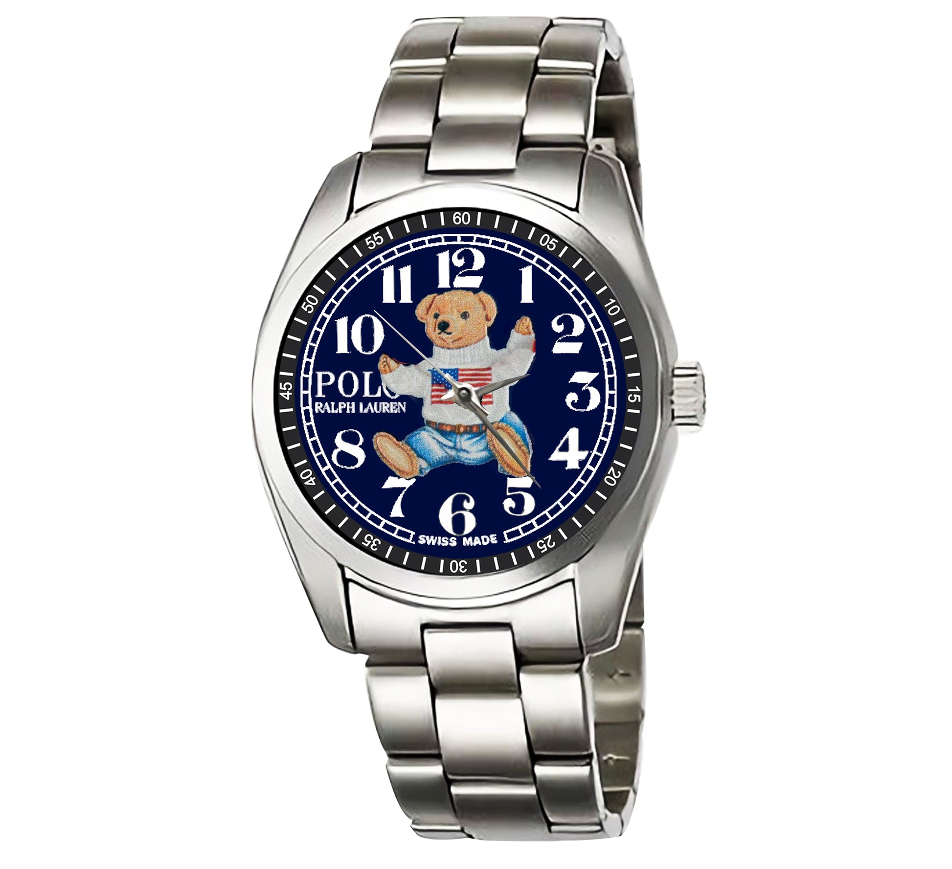 Ralph Lauren Sitting Polo Bear Blue Watches PJ90