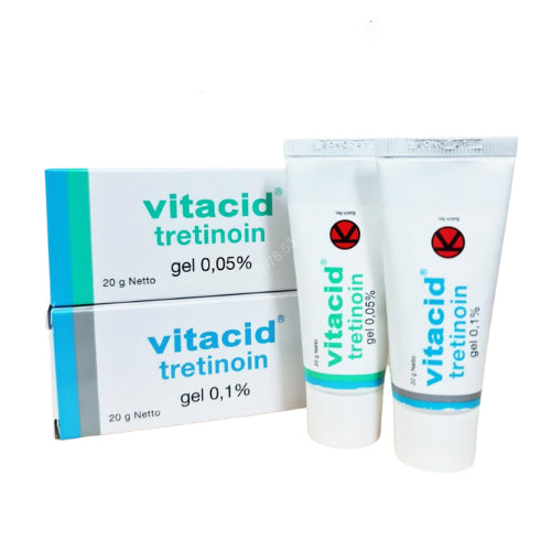 Tretinoin Gel 0.1% And 0,5% 20gr Treat Acne Prone Skin